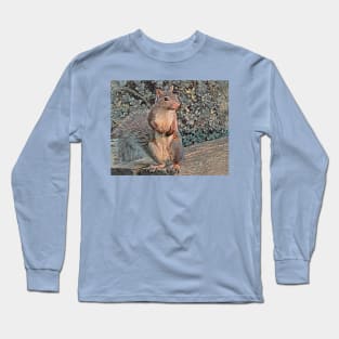 Grey Squirrel Upright No.1 Long Sleeve T-Shirt